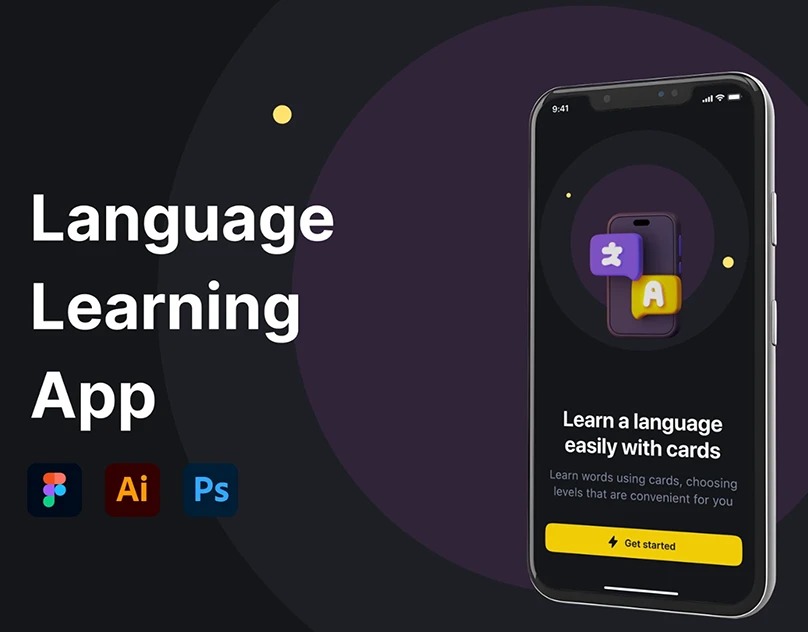 Language Learnig App - Mobile UI/UX